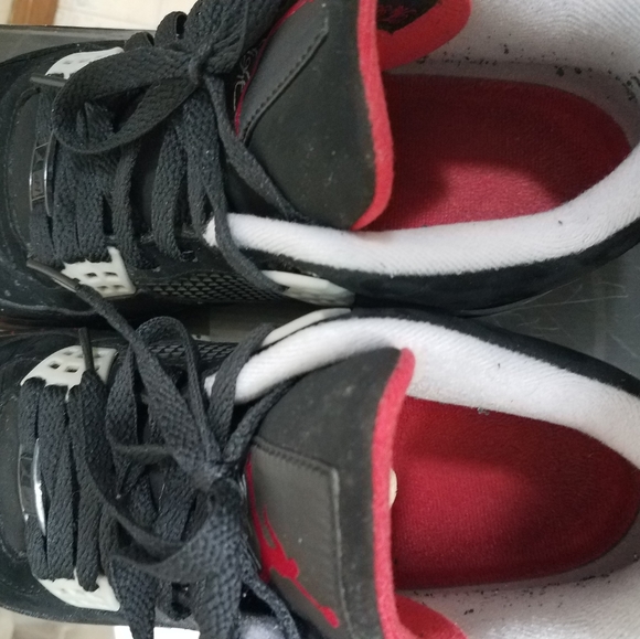 Nike Air Jordan Fusion (AJF 4) Bred/  Black Cement - Picture 5 of 12